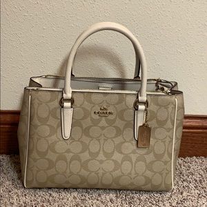 Coach surrey carryall light khaki
